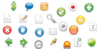 Raccolta icone gratis per siti web 2.0