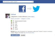 Pubblicare stato e aggiornamenti di Facebook su Twitter in automatico